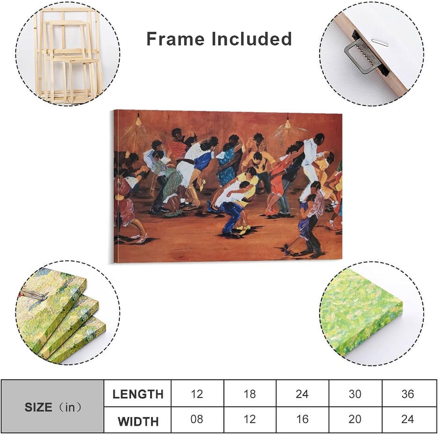 Ilustradora Annie Lee – Lienzo decorativo para pared, impresión de imagen de maratón de baile, póster de decoración de habitación, idea de regalo,