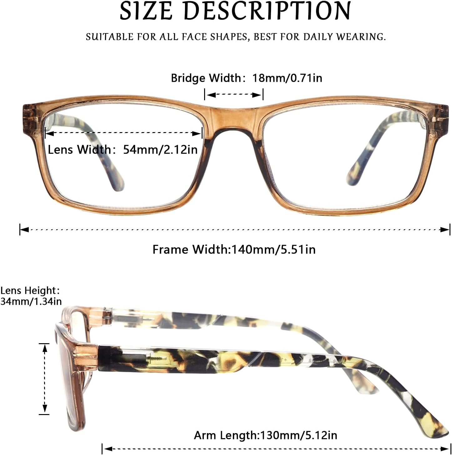 Ronecool Gafas de lectura para mujereshombres, bloqueo de luz azul, para lectura frente a la computadora, antifatiga ocular, 6 paquetes