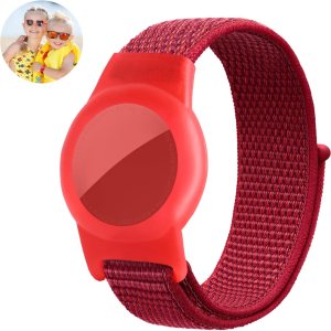 Pulsera para Apple AirTag, pulsera de nailon para niños, compatible con Apple Air Tag, antipérdida, rastreadores GPS, correa elástica de reloj para Pulsera para Apple AirTag, pulsera de nailon para niños, compatible con Apple Air Tag, antipérdida, rastreadores GPS, correa elástica de reloj para