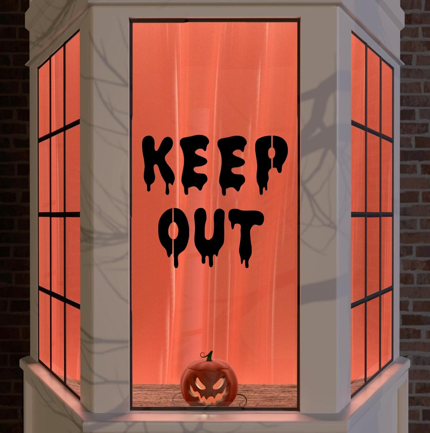 Plantilla de letras de Halloween de 6 pulgadas, plantillas de letras del alfabeto, plantillas de fuentes de goteo para pintar sobre tela de ventana