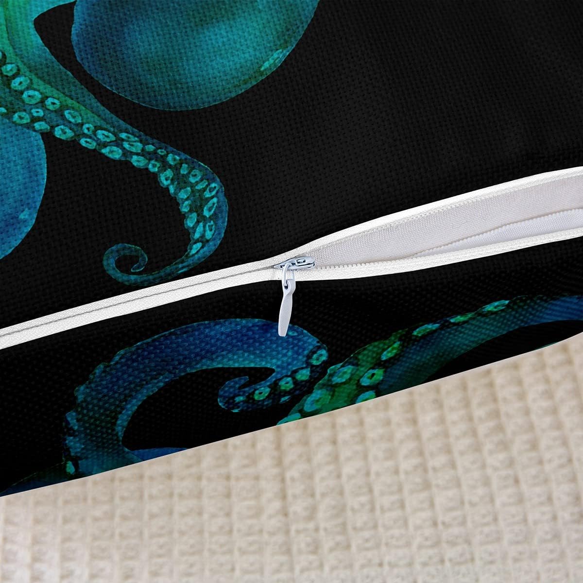 Erosebridal Octopus – Juego de 2 fundas de almohada de 24 x 24 pulgadas, fundas de almohada decorativas de pulpo 3D, fundas de almohada decorativas