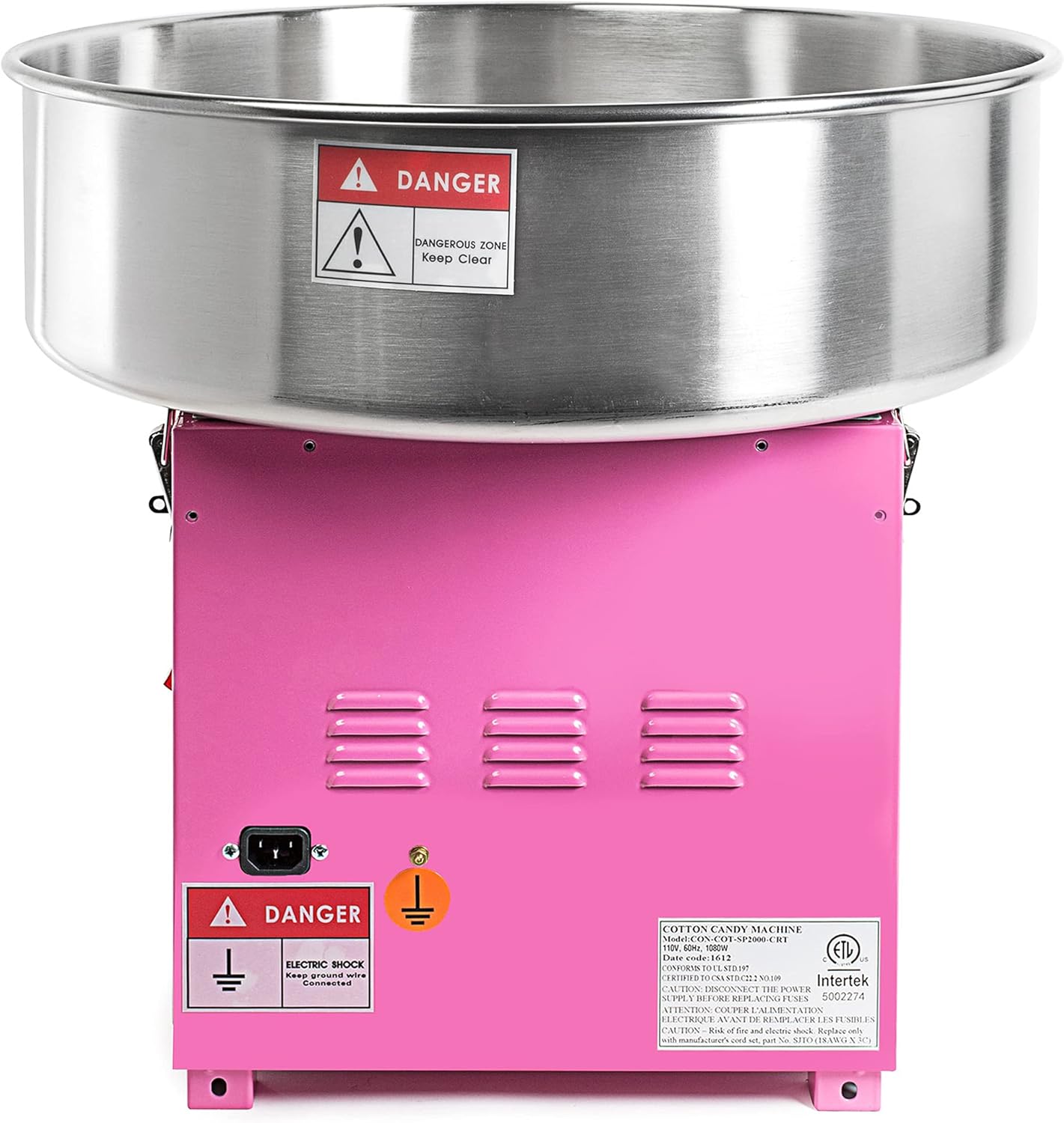 Olde Midway – Máquina comercial eléctrica para hacer algodón de azúcar y caramelo – SPIN 2000