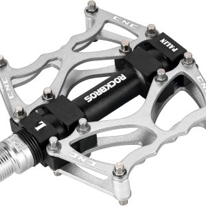 ROCKBROS Pedales de bicicleta de montaña Pedales MTB CNC antideslizante ligero aleación de aluminio Pedales de bicicleta rodamientos sellados ROCKBROS Pedales de bicicleta de montaña Pedales MTB CNC antideslizante ligero aleación de aluminio Pedales de bicicleta rodamientos sellados