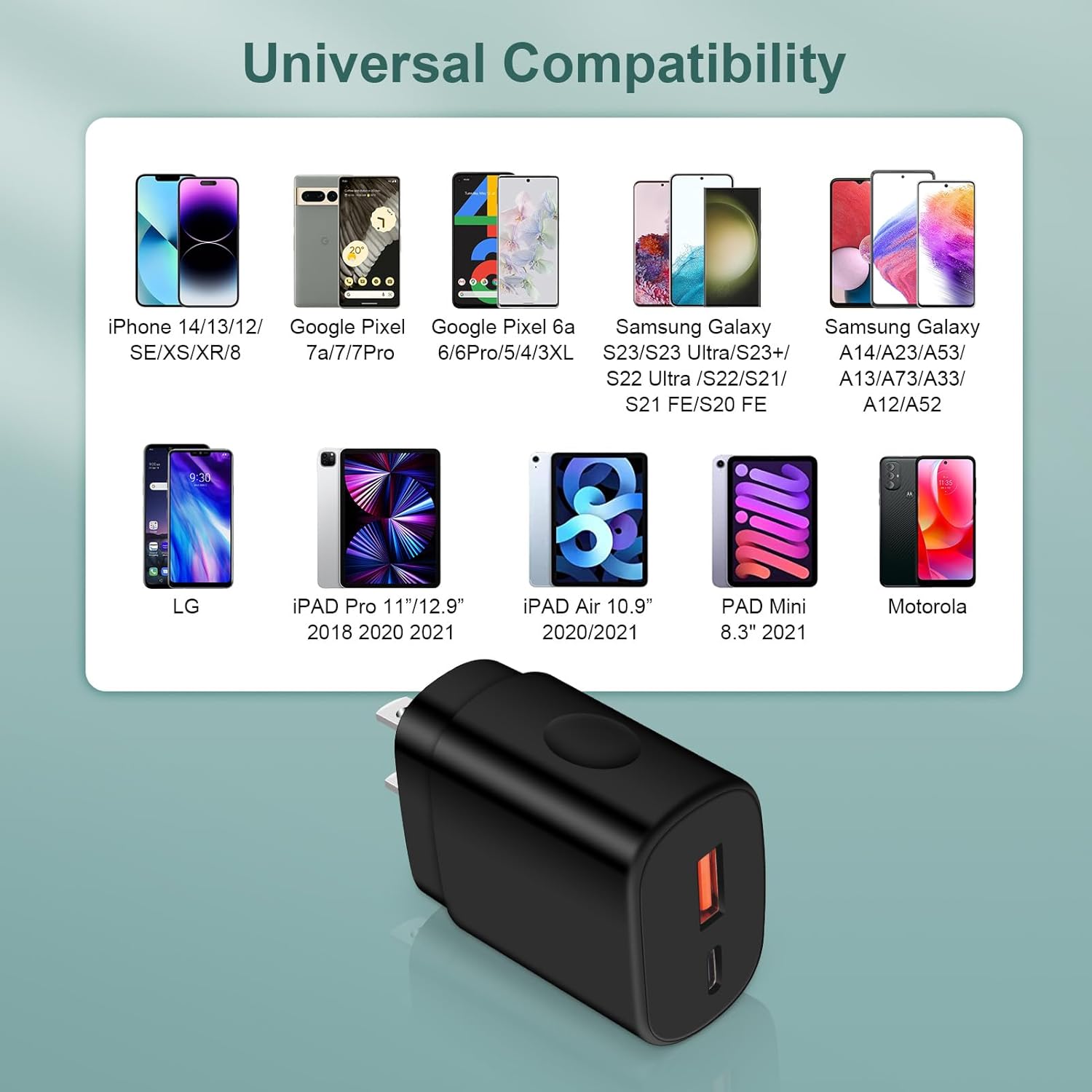 Cargador súper rápido de 25 W tipo C de doble puerto Samsung bloque de carga rápida para Galaxy S24Z Flip 5A15A14 5GA54A13A25A23S23S23 UltraZ Fold