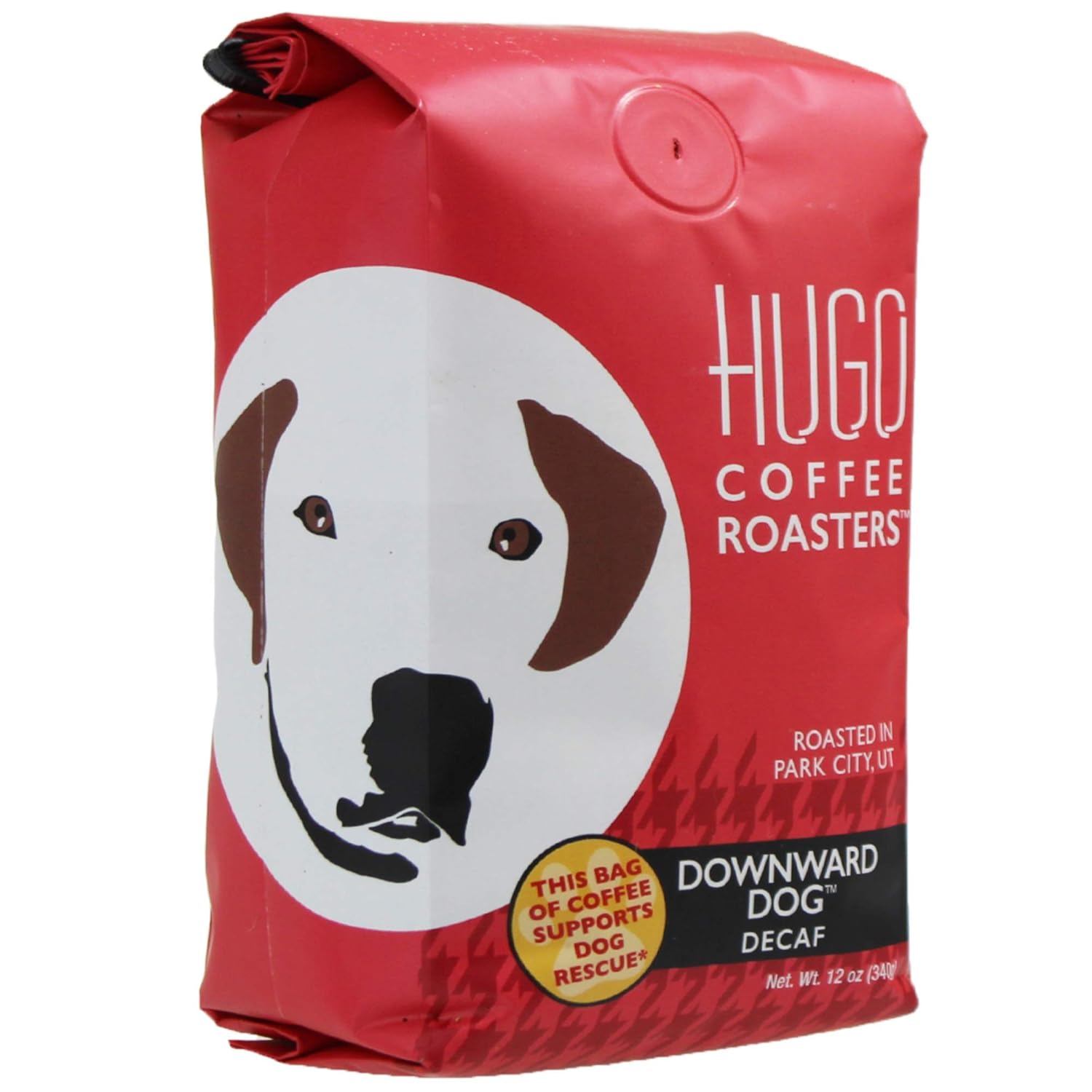 Hugo Coffee – Café descafeinado para perros con sabor orgánico almizclado, pan con plátano, sabores de caramelo y cacao, Hugo apoya los rescates de