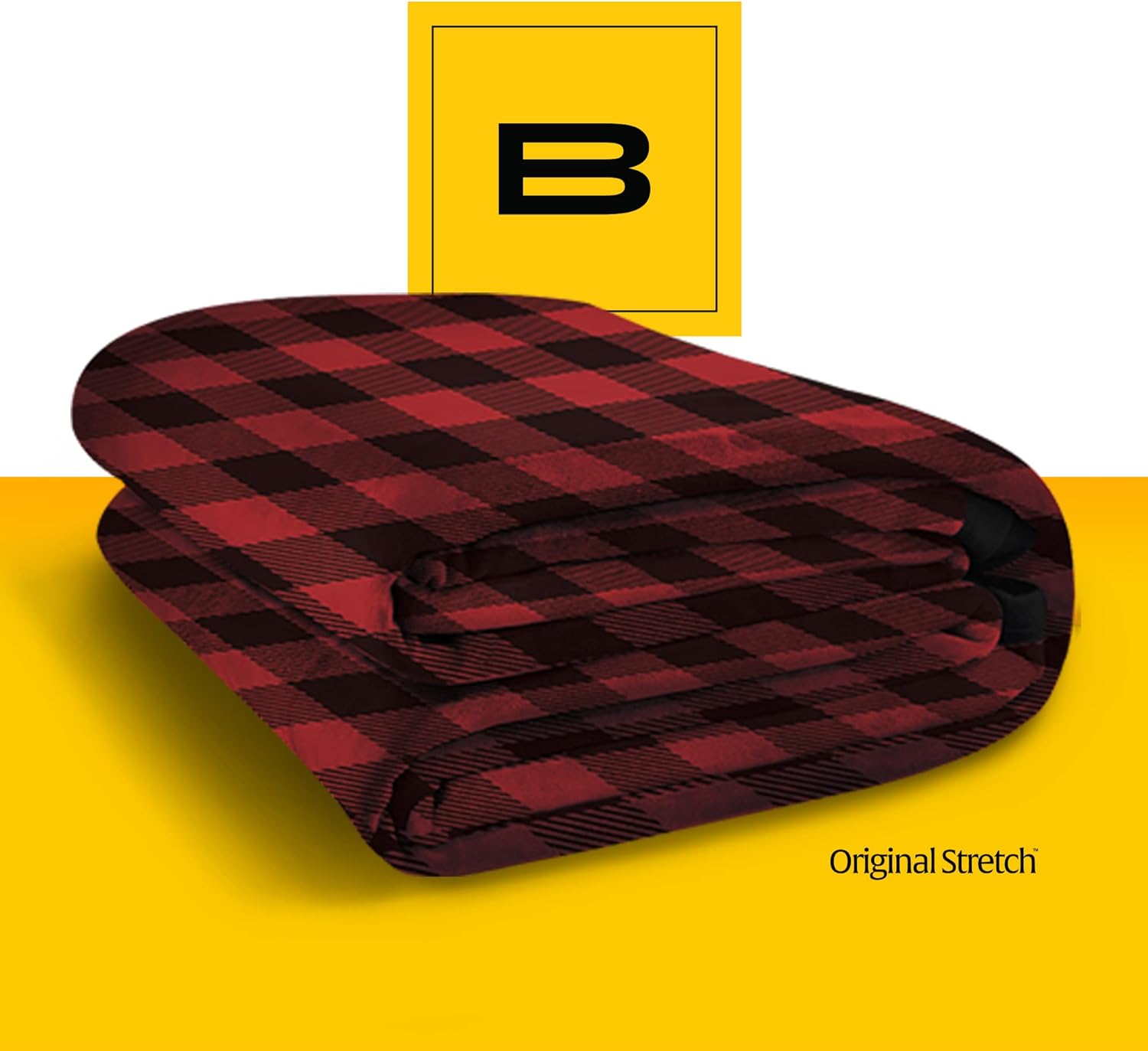 Big Blanket Co – Manta extra grande  Original Stretch, 10 x 10 pies, acogedora, sedosa, suave y perfecta para noches de cine de verano, lavable a