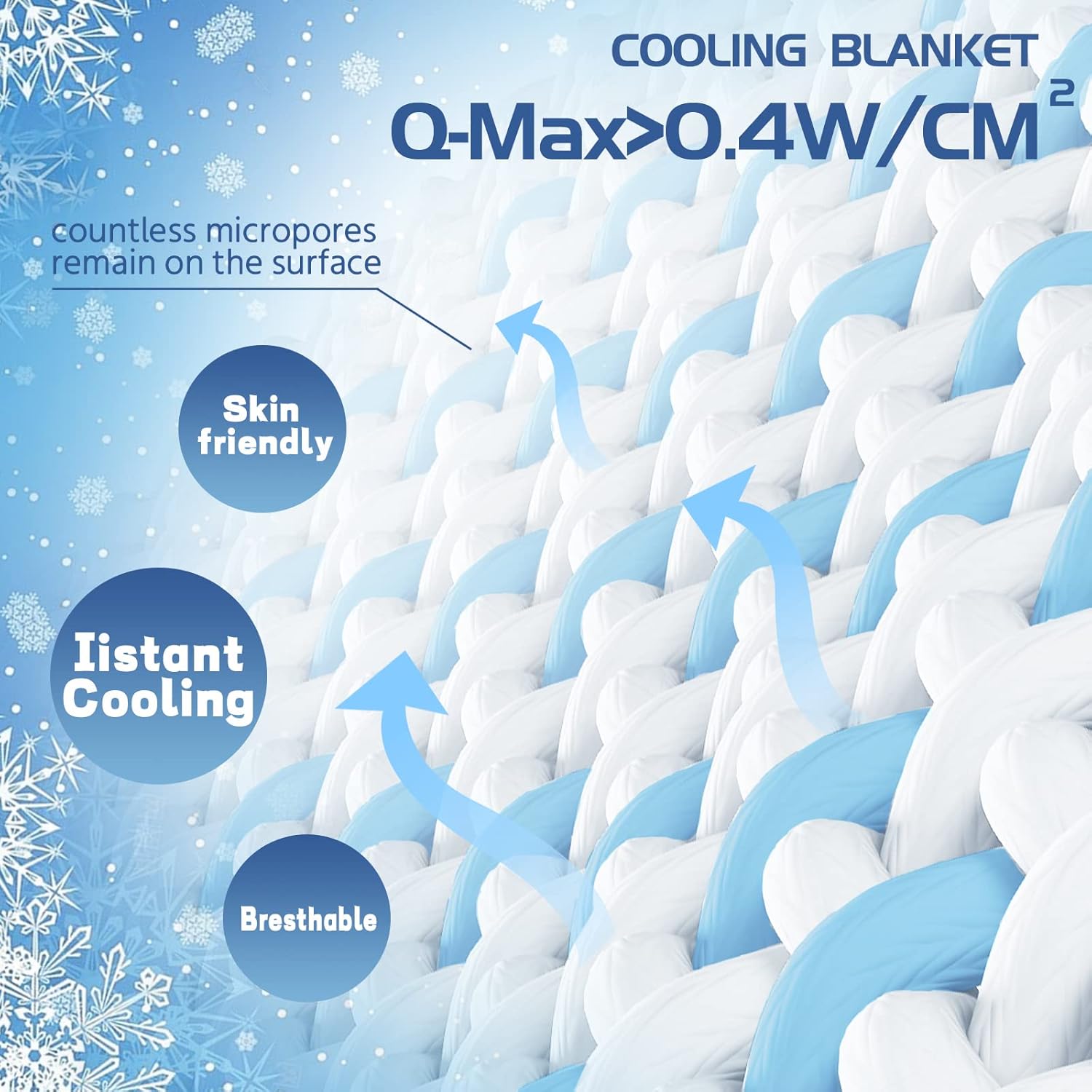 LIFEYJ Mantas refrescantes para durmientes acalorados, manta que brilla en la oscuridad, regalos de unicornios para niñas, Q-Max 0.4, manta fresca
