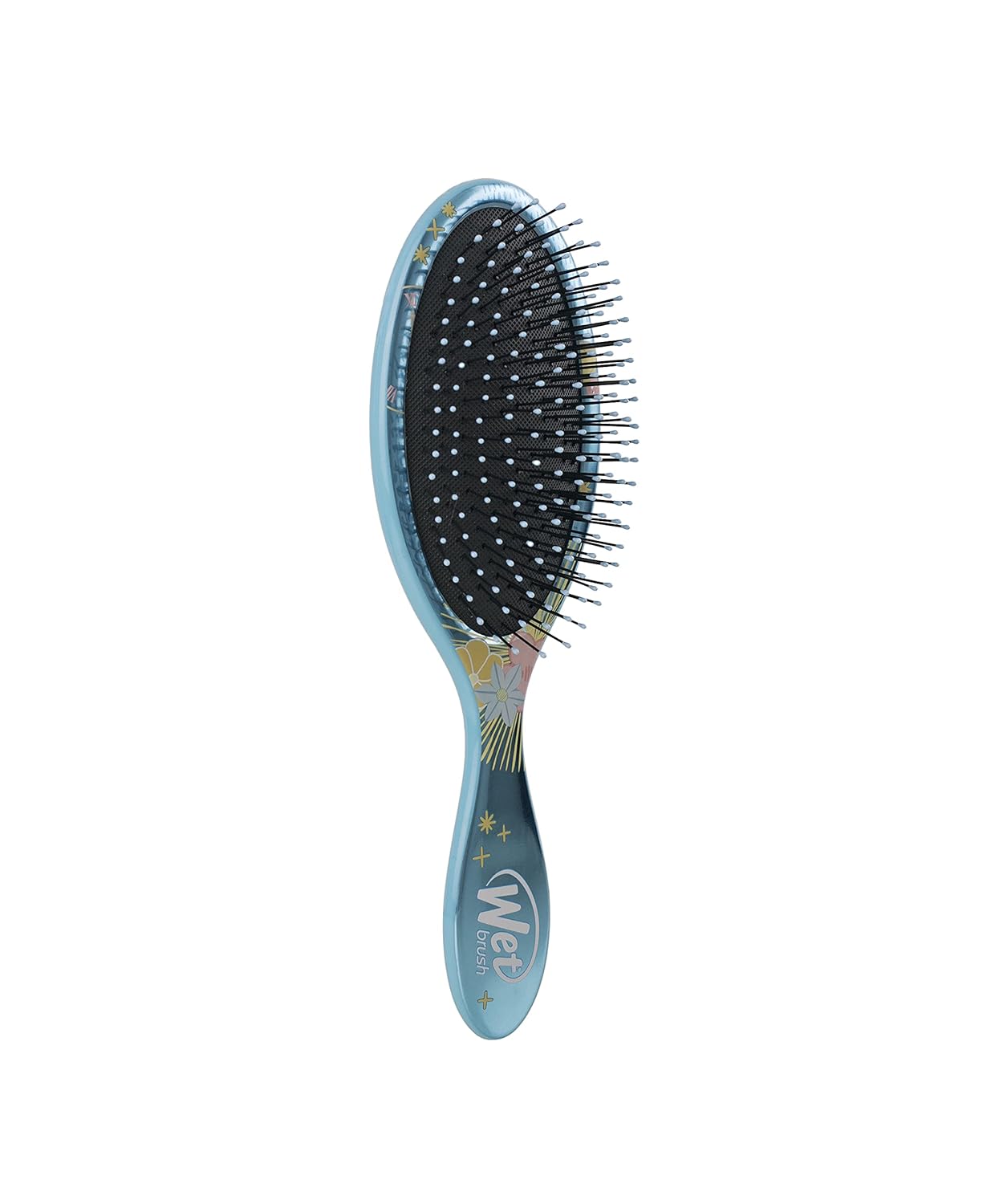 Wet Brush Original Detangler – Cepillo de cabello, diseño Cenicienta (Disney) Princess Wholehearted, color azul, todo tipo de cabello, cerdas