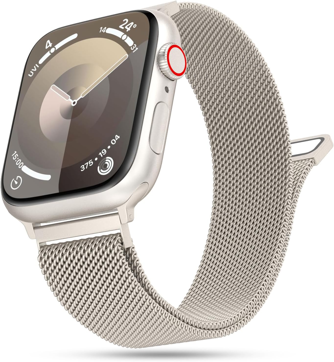 Correas de patente compatibles con Apple Watch Series 9, 8, 7, 6, 5, 4, 3, Ultra 2, 1, SE de 1.929 in, 1.772 in, 1.732 in, 1.654 in, 1.614 in, 1.575