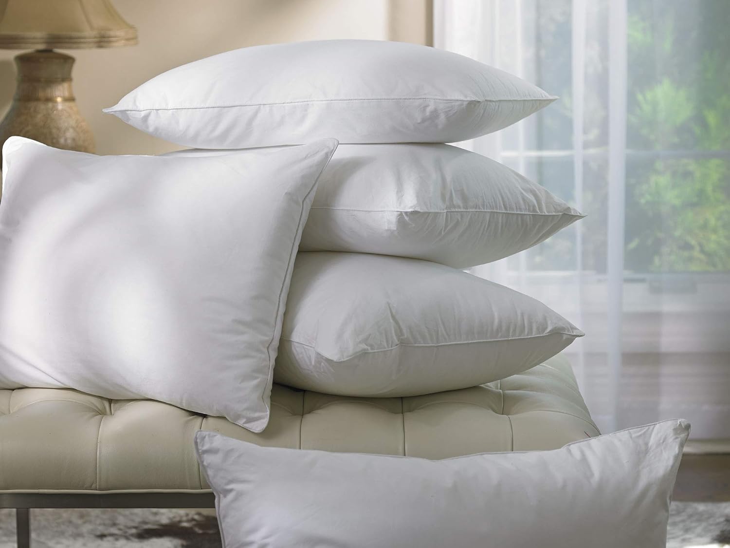 The Ritz-Carlton Almohada alternativa de plumón  Almohada hipoalergénica de apoyo  King (20 x 36 pulgadas)