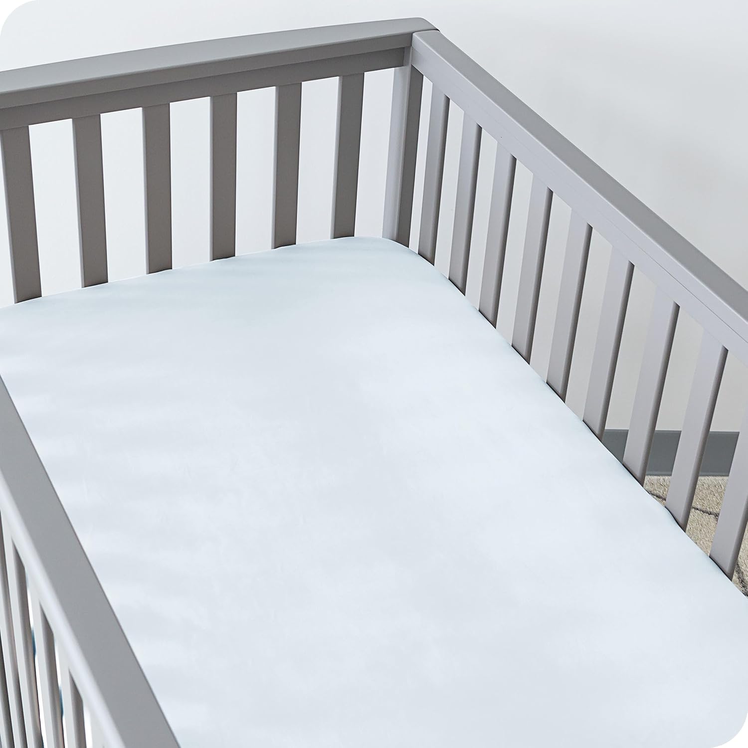 Bare Home Paquete de 3 sábanas bajeras para cuna, microfibra ultrasuave 1800 de primera calidad, transpirable, sábana de bebé, para niños y niñas,