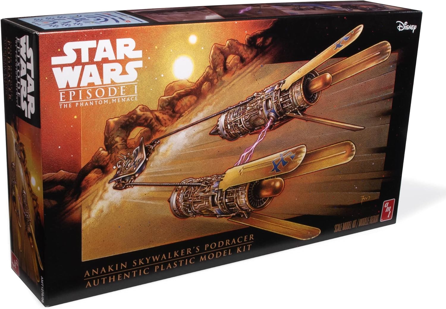 AMT Star Wars The Phantom Menace – Kit de modelo a escala 125 de Anakin