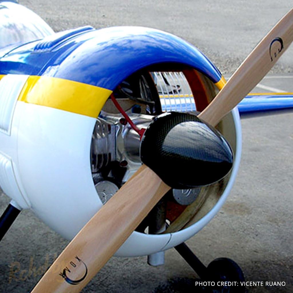 XOAR PJA – Hélice de avión RC de 10 x 4 pulgadas, 2 aspas, 10 x 4 pulgadas, accesorio de madera para aviones modelo RC de ala fija de gasolina (10 x