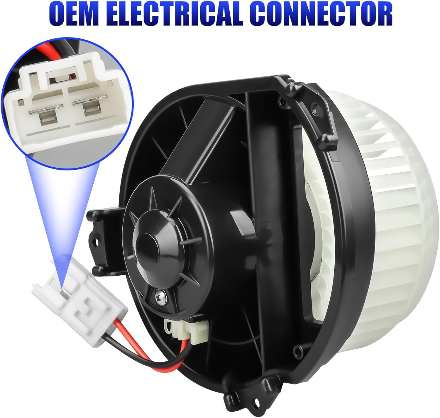 LCWRGS Motor de ventilador de CA para Jeep Grand Cherokee Chrysler 200 2014 2015 2016 2017 2018 HVAC calentador ventilador motor con ventilador de