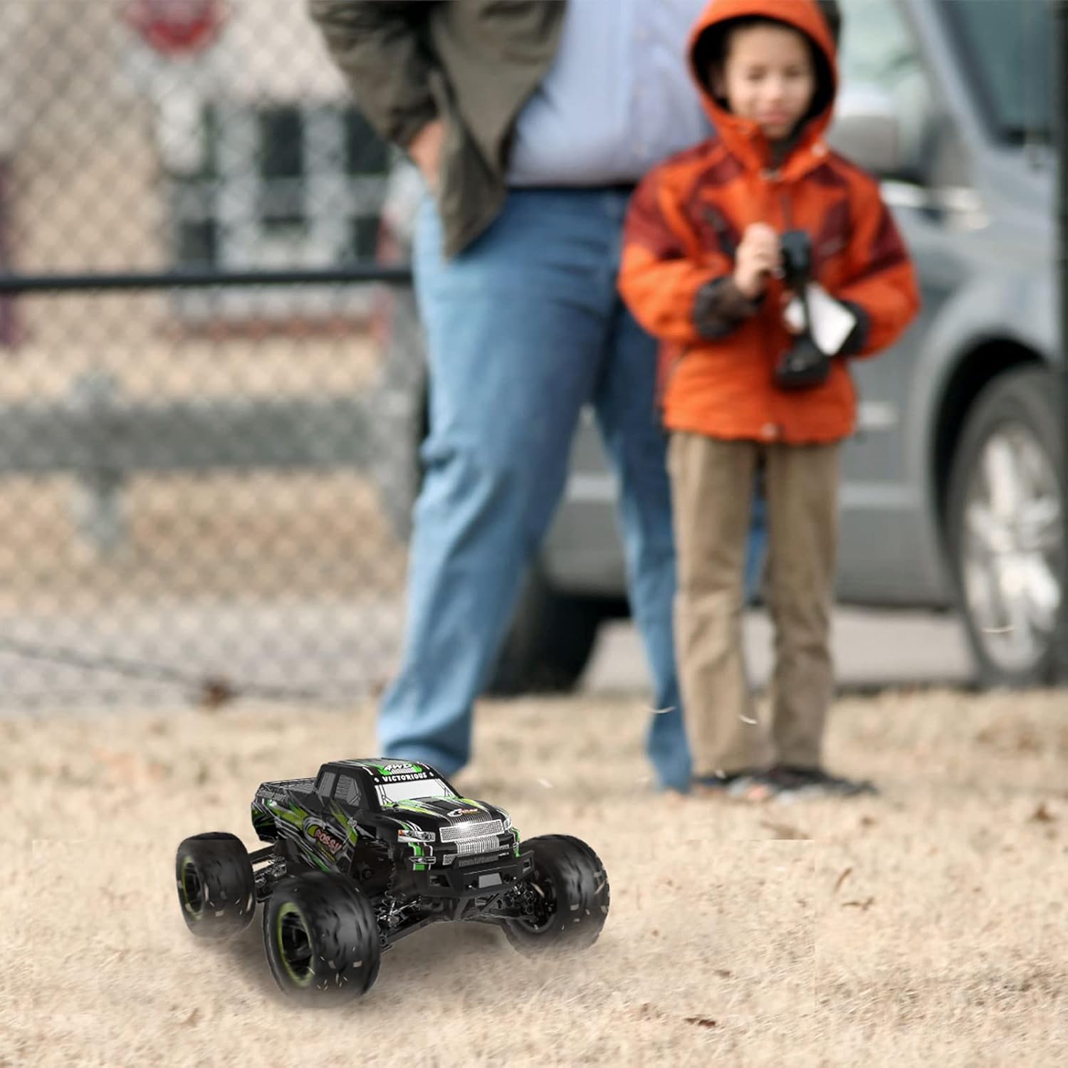 GoolRC Coche de control remoto, coches RC a escala 116, 24.9 mih, auto de escalada de carreras de alta velocidad, 2.4 GHz 4WD todo terreno