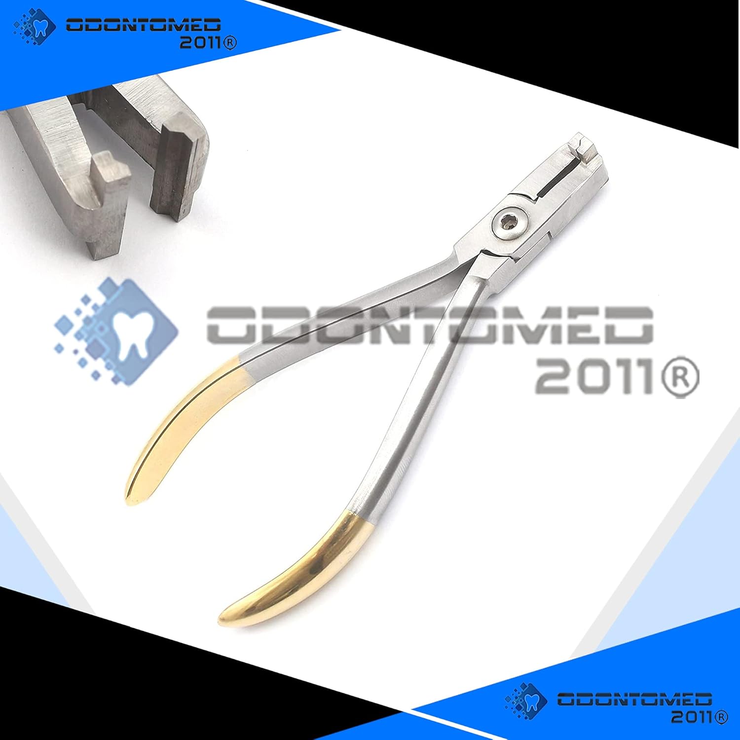 Odontomed2011 TC ortodoncia paso alicates bandas 0.020in Ortho alicates instrumentos dentales acero inoxidable suministros ortodónticos alicates TC