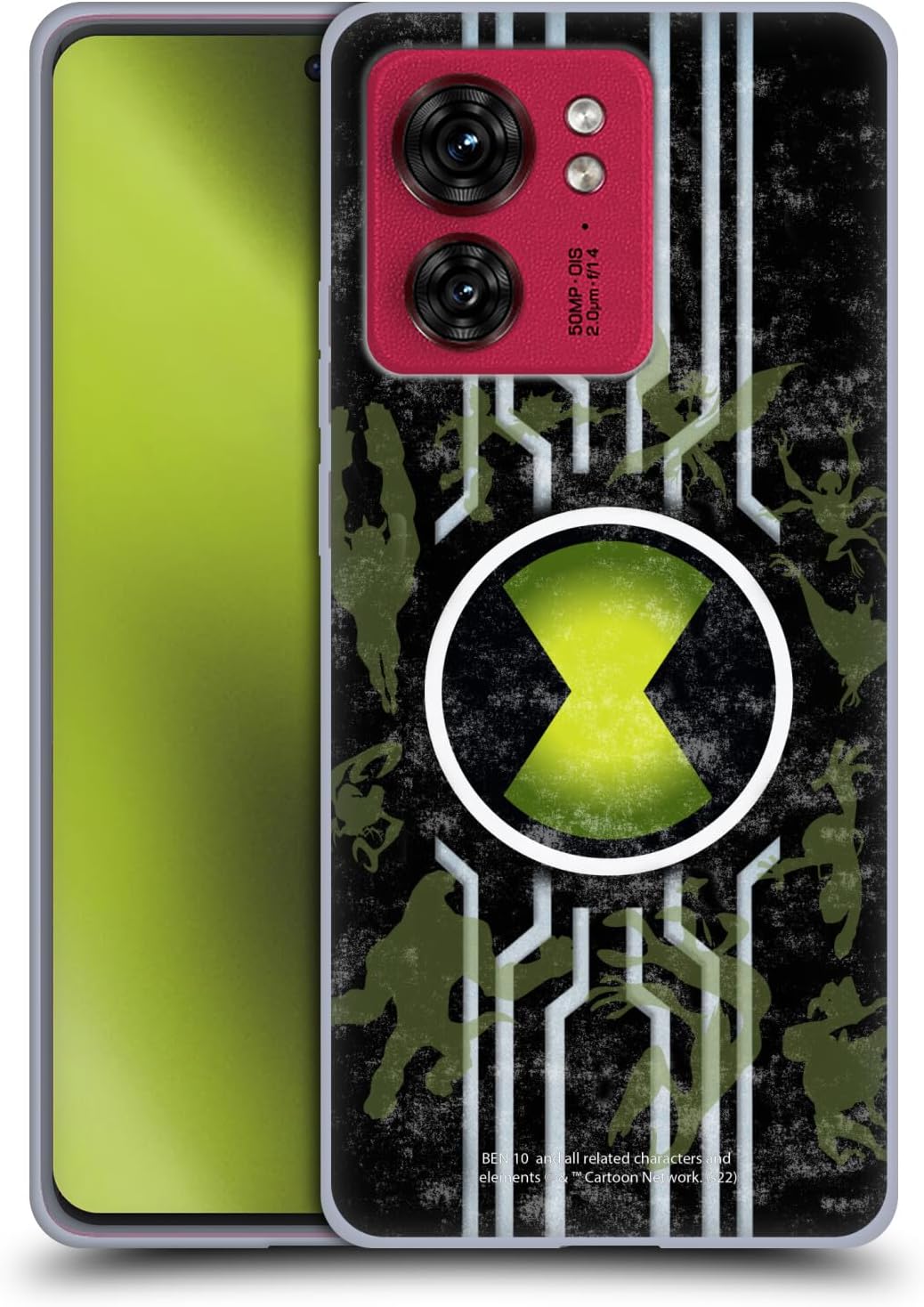 Head Case Designs Officially Licensed Ben 10 Alien Force Omnitrix Graphics Soft Gel Case Compatible with Motorola Moto Edge 40
