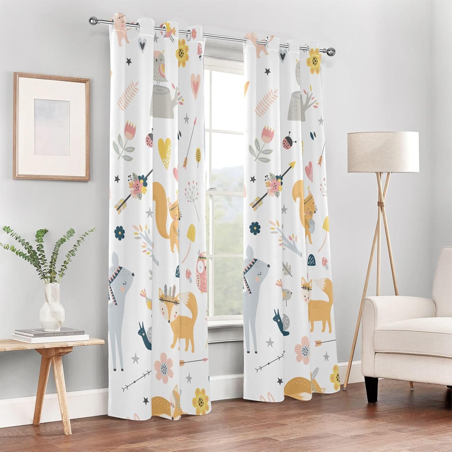 Black Out Curtains Farmhouse Curtains for Window Treatments 84″ Room Divider Bathroom Curtains cortinas para cocina