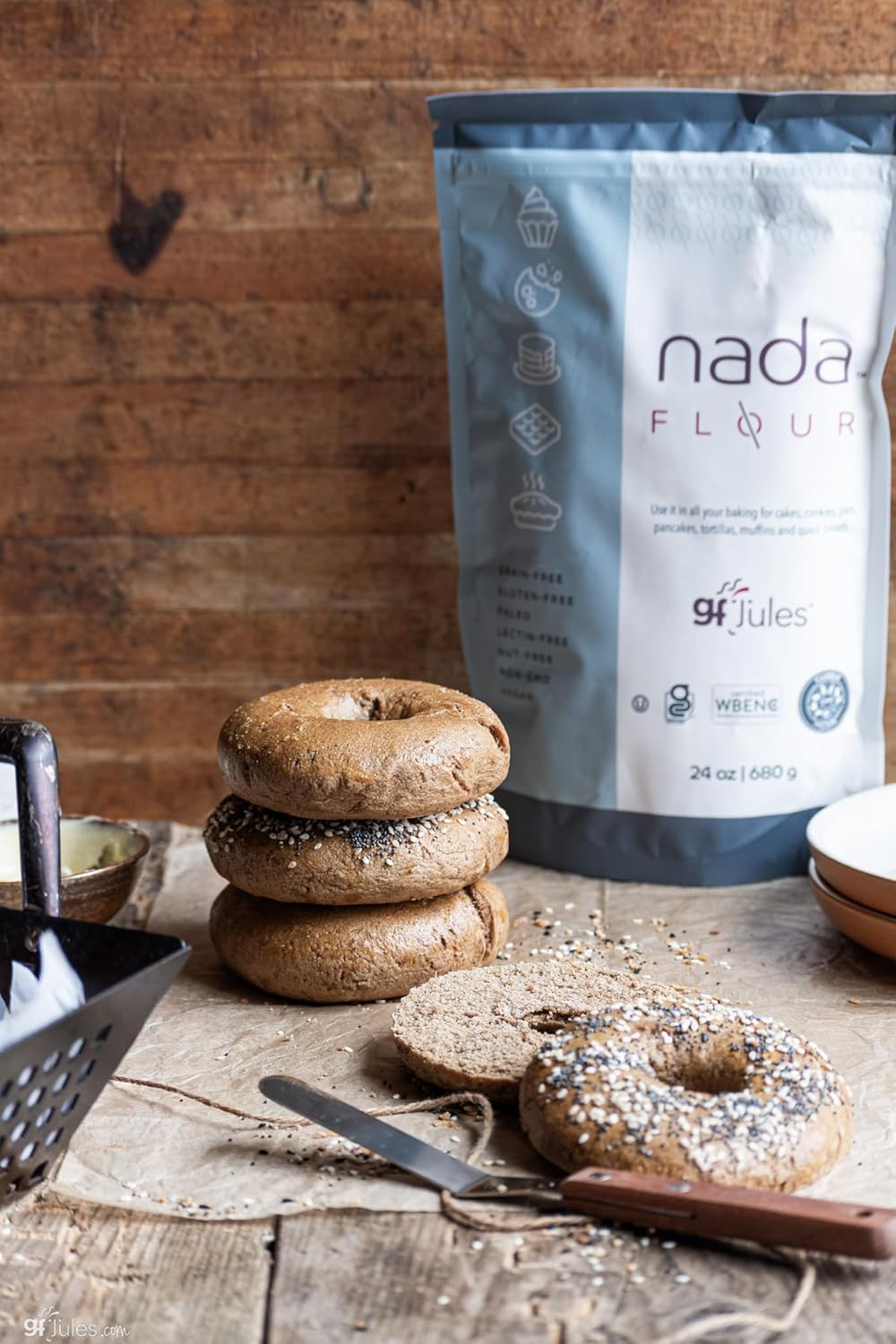 gfJules Harina de Nada sin granos, certificada sin gluten y sin alérgenos, harina para hornear multiusos 11  Sin altramuces, sin sabor o arena