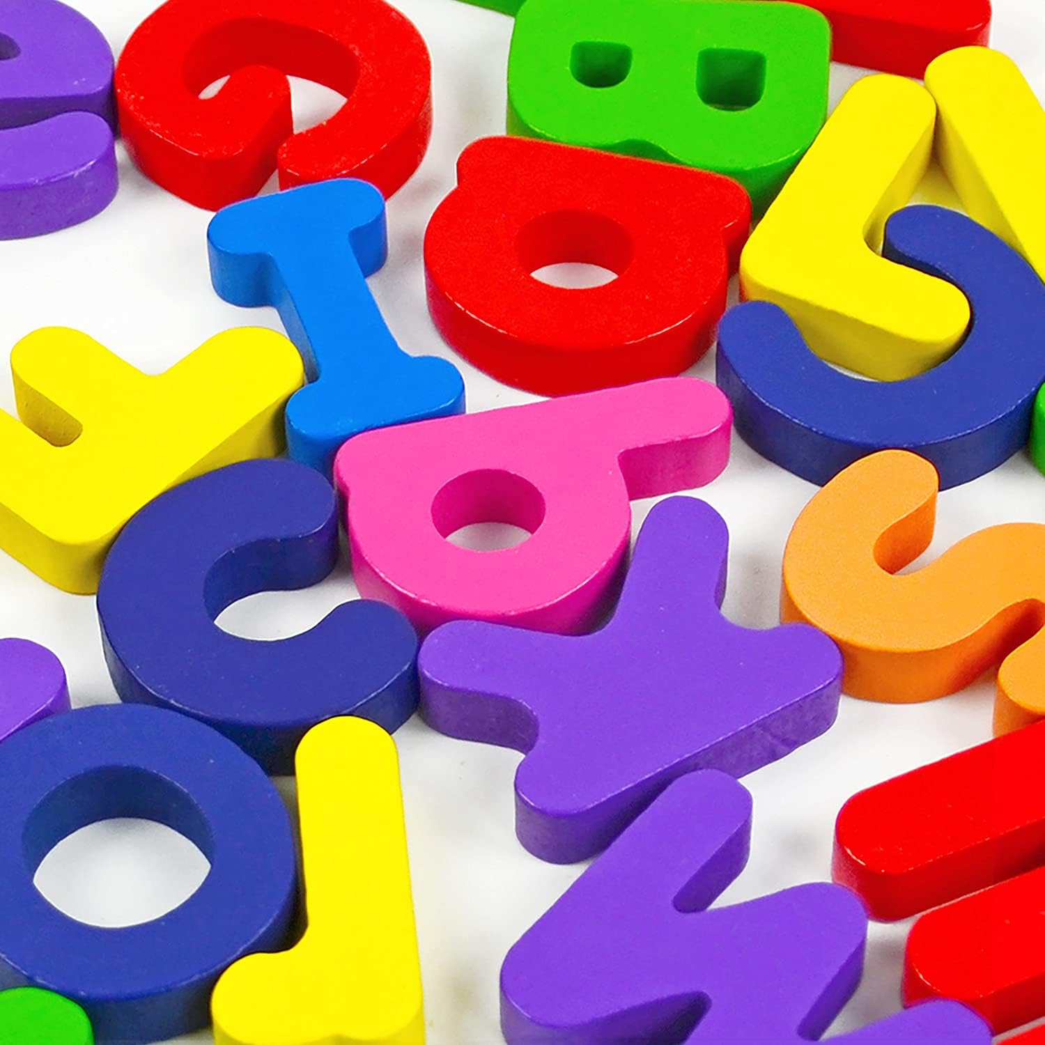 Rompecabezas de madera del alfabeto para niños de 2 a 4 años, juego de rompecabezas preescolares clásicos de aprendizaje ABC con clavijas, letras