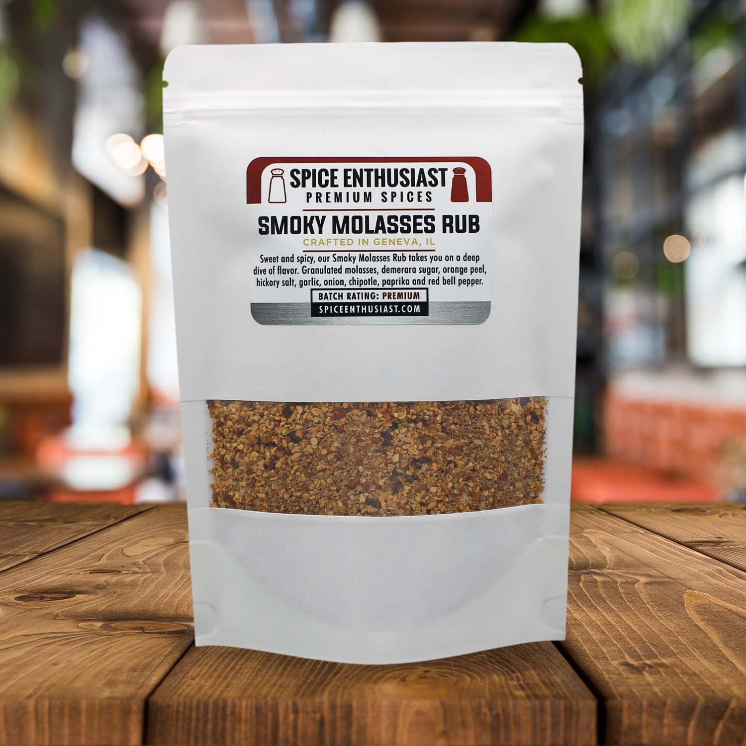 Spice Enthusiast Rub de melaza ahumada – 1 lb