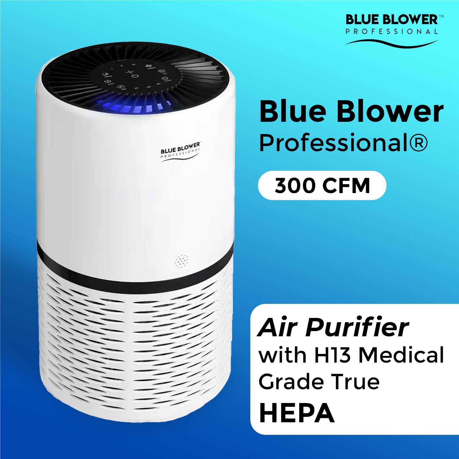 Purificador de aire, purificador de aire que elimina el polvo, filtro HEPA con tecnología UV-C, filtro de aire de alta densidad para oficina, sala