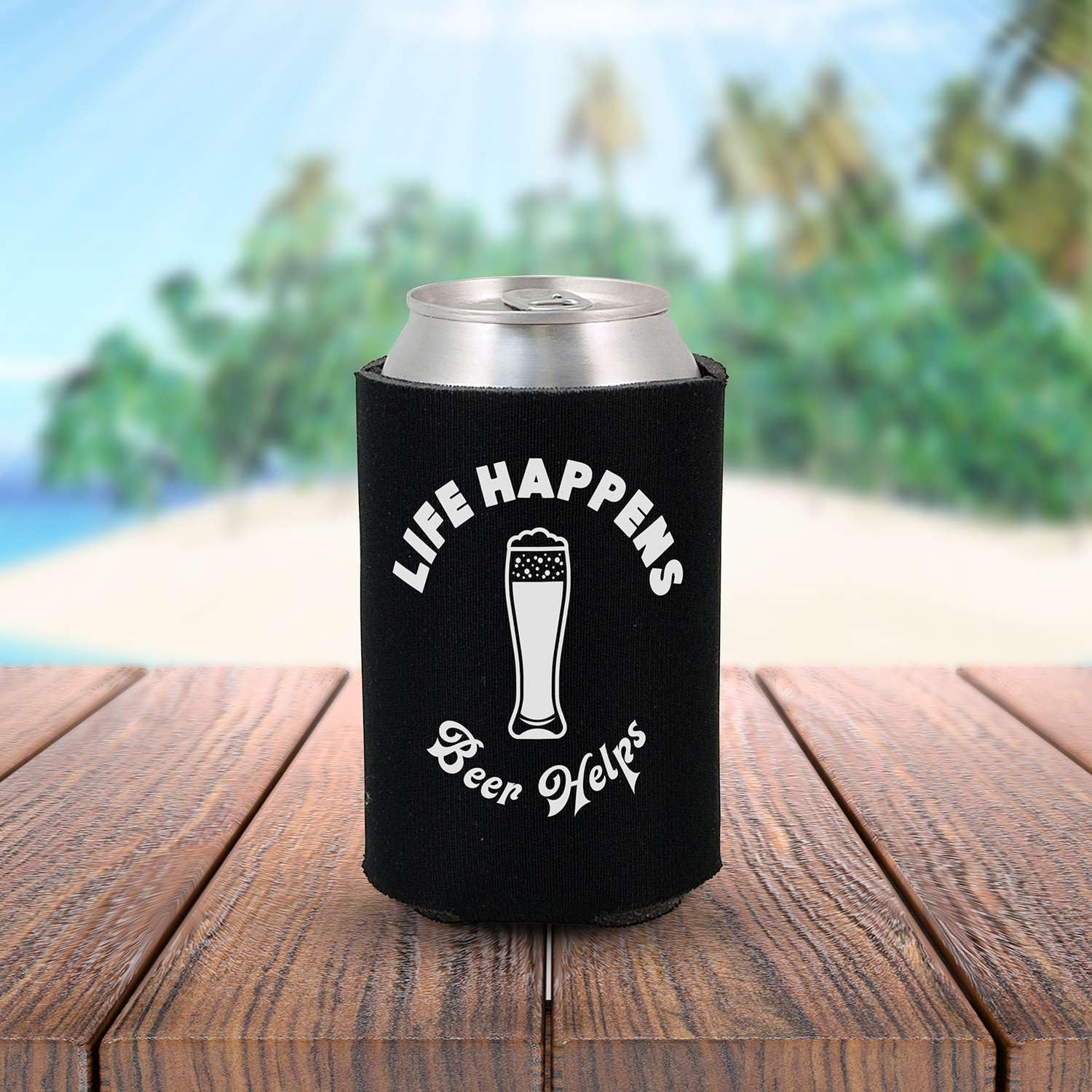 Divertidos frases de fiesta de cerveza refrigerante para latas refrigerantes con aislamiento térmico para bebidas con soda, cerveza Hugger Coolies