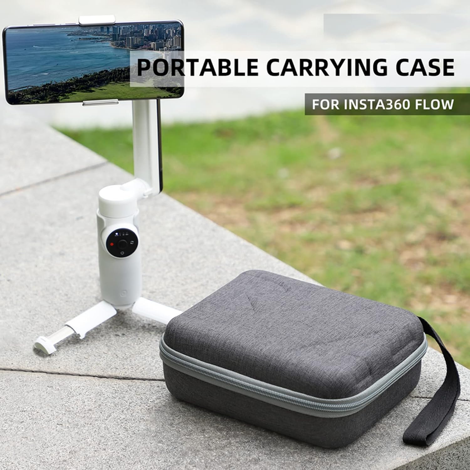 Bolsa compatible con Insta360 Flow, funda de transporte compatible con Insta360 Flow