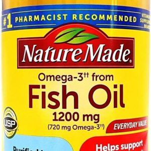 Made Nature Omega-3 de aceite de pescado 660 mg EPA + DHA, 290 cápsulas blandas Made Nature Omega-3 de aceite de pescado 660 mg EPA + DHA, 290 cápsulas blandas