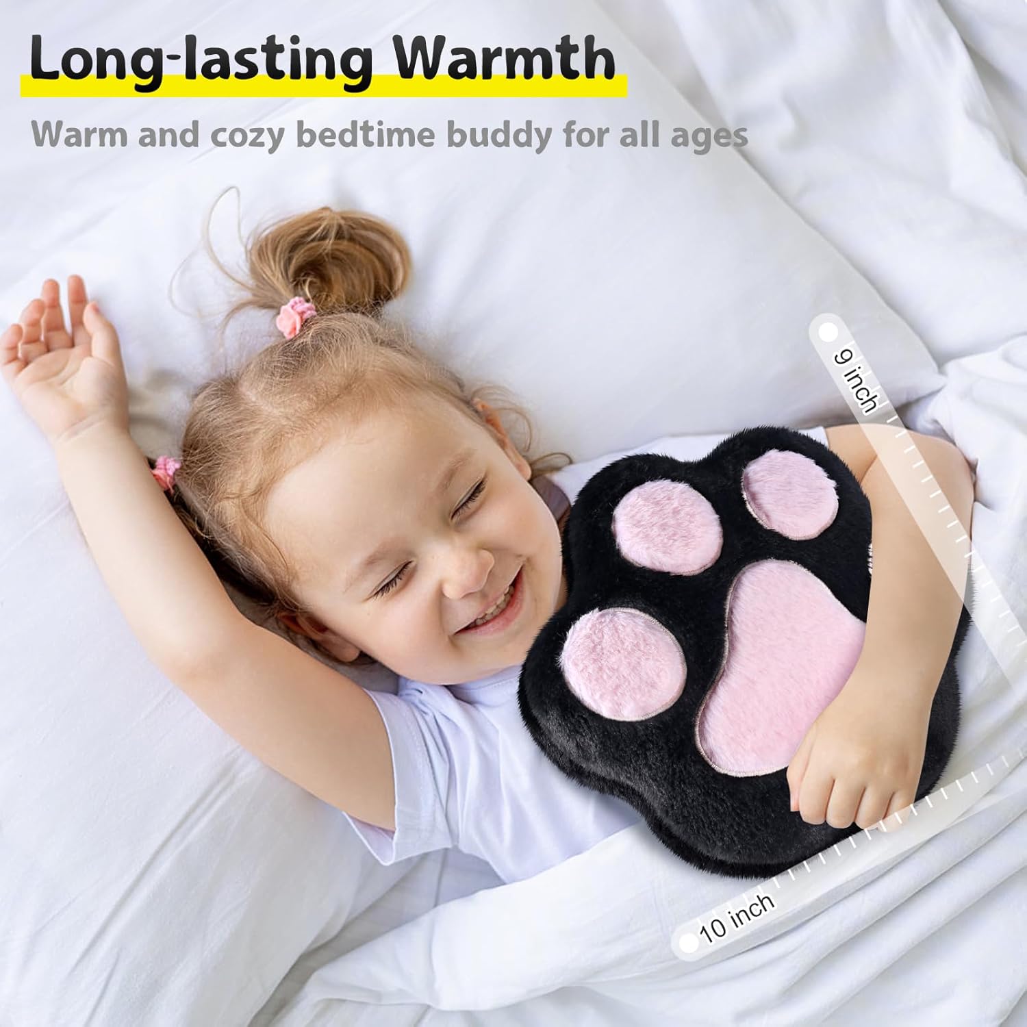 SuzziPad Almohadilla térmica mejorada para patas para microondas para aliviar el dolor y relajarse, almohadillas térmicas sin aroma para calambres