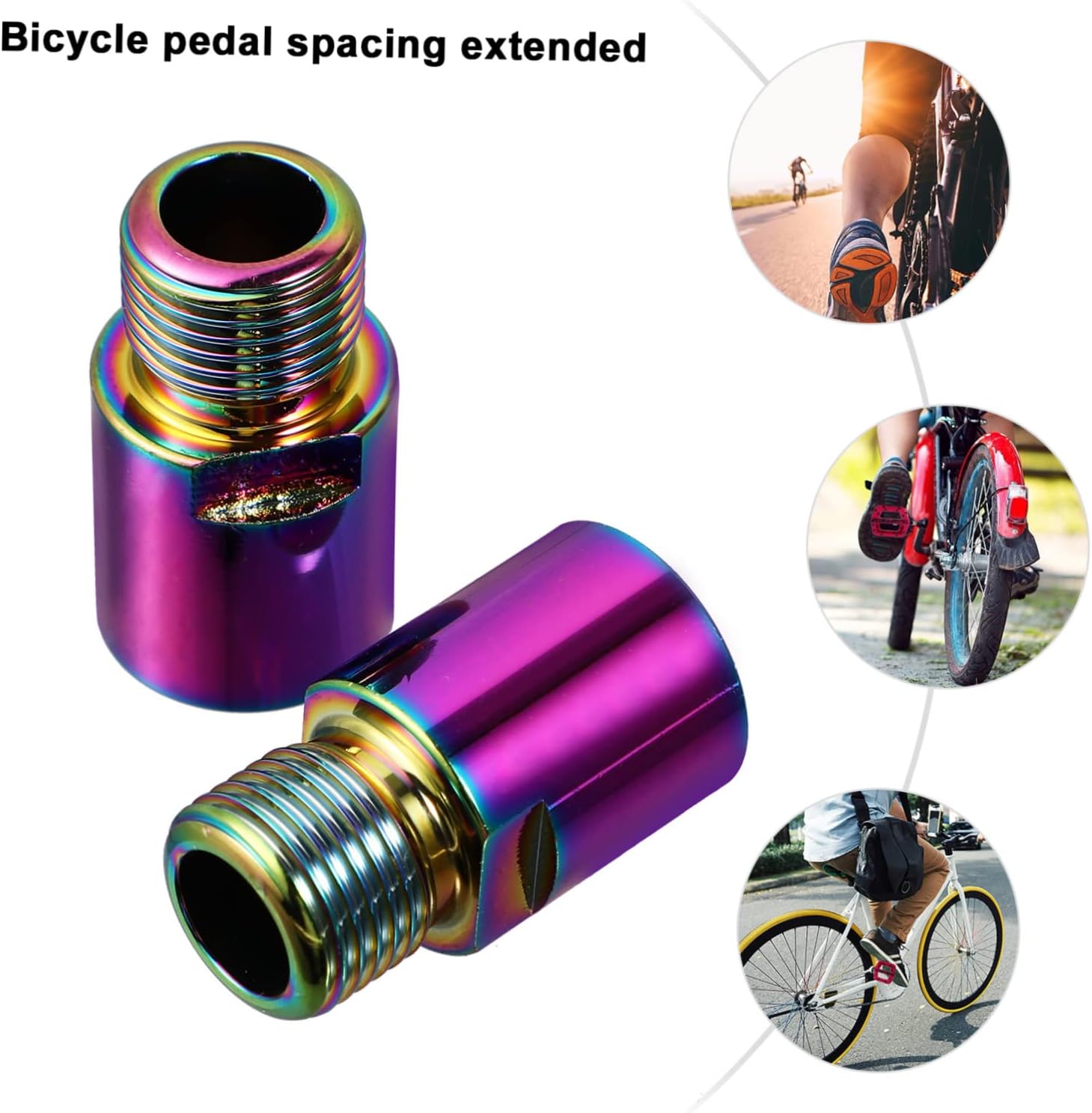 1 par de pedales extensor pedales pedales MTB Pedales de bicicleta Accesorios de bicicleta MTB Pedal Extender Se Accesorios de bicicleta
