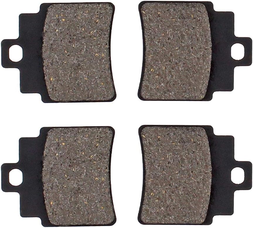 NICHE Juego de pastillas de freno delanterastraseras para Arctic Cat 3303-908 Semimetálicas 2 Pack
