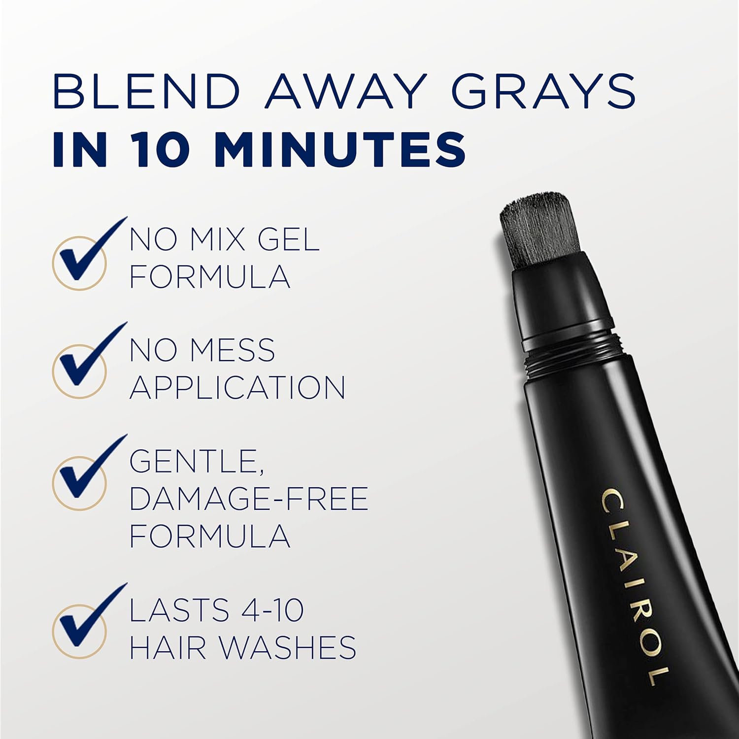 Clairol Root Touch-Up – Gel de mezcla de color semipermanente para el cabello, rojo caoba 5R, paquete de 2