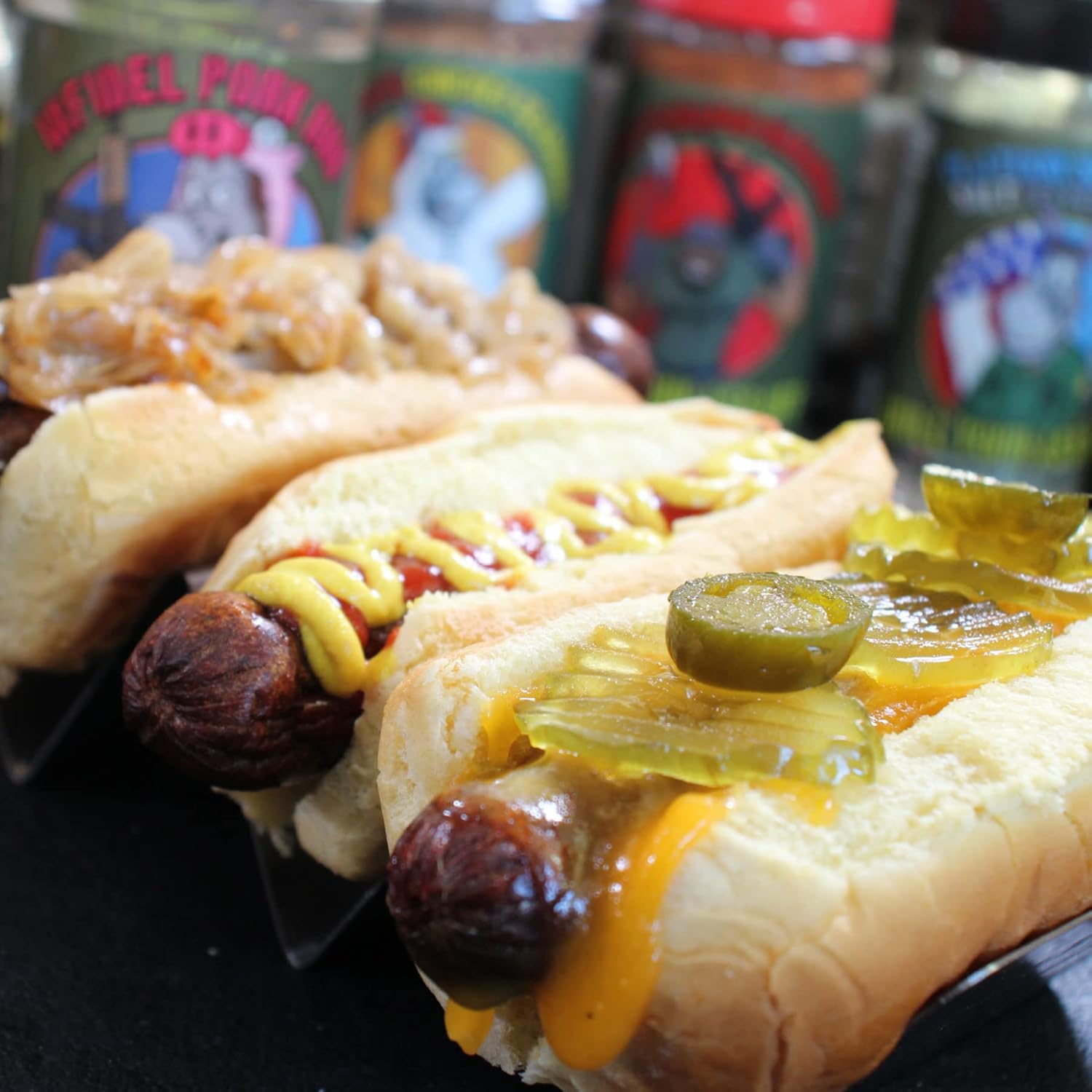 Donkey Dongs – Encurtidos dulces de Grill Your As Off – Chips de pepinillos dulces con jalapeño – Mezcla perfecta, totalmente natural, sabor