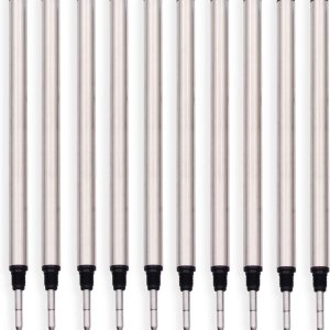 Paquete de 10 recambios de bolĂgrafo de rodillo en espiral repuesto de rodillo de repuesto para muchos bolĂgrafos de marca Recambios de bola rodante roscados punta media de 0028in 4449in x 0236in Paquete de 10 recambios de bolĂgrafo de rodillo en espiral repuesto de rodillo de repuesto para muchos bolĂgrafos de marca Recambios de bola rodante roscados punta media de 0028in 4449in x 0236in