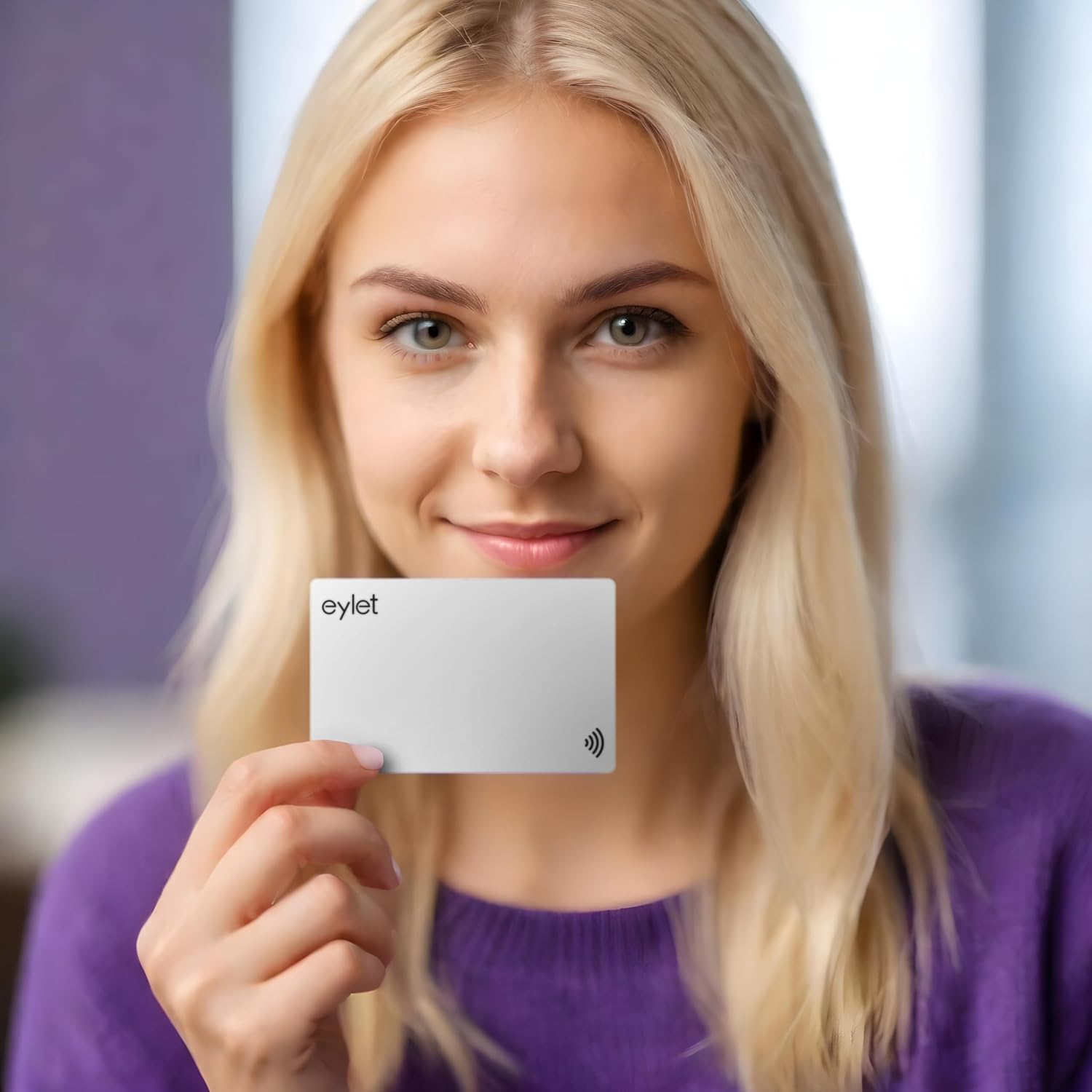Paquete de 2 Tarjetas de Visita Digitales – NO SUBS  Tarjetas de visita digitales habilitadas para NFC Blanco