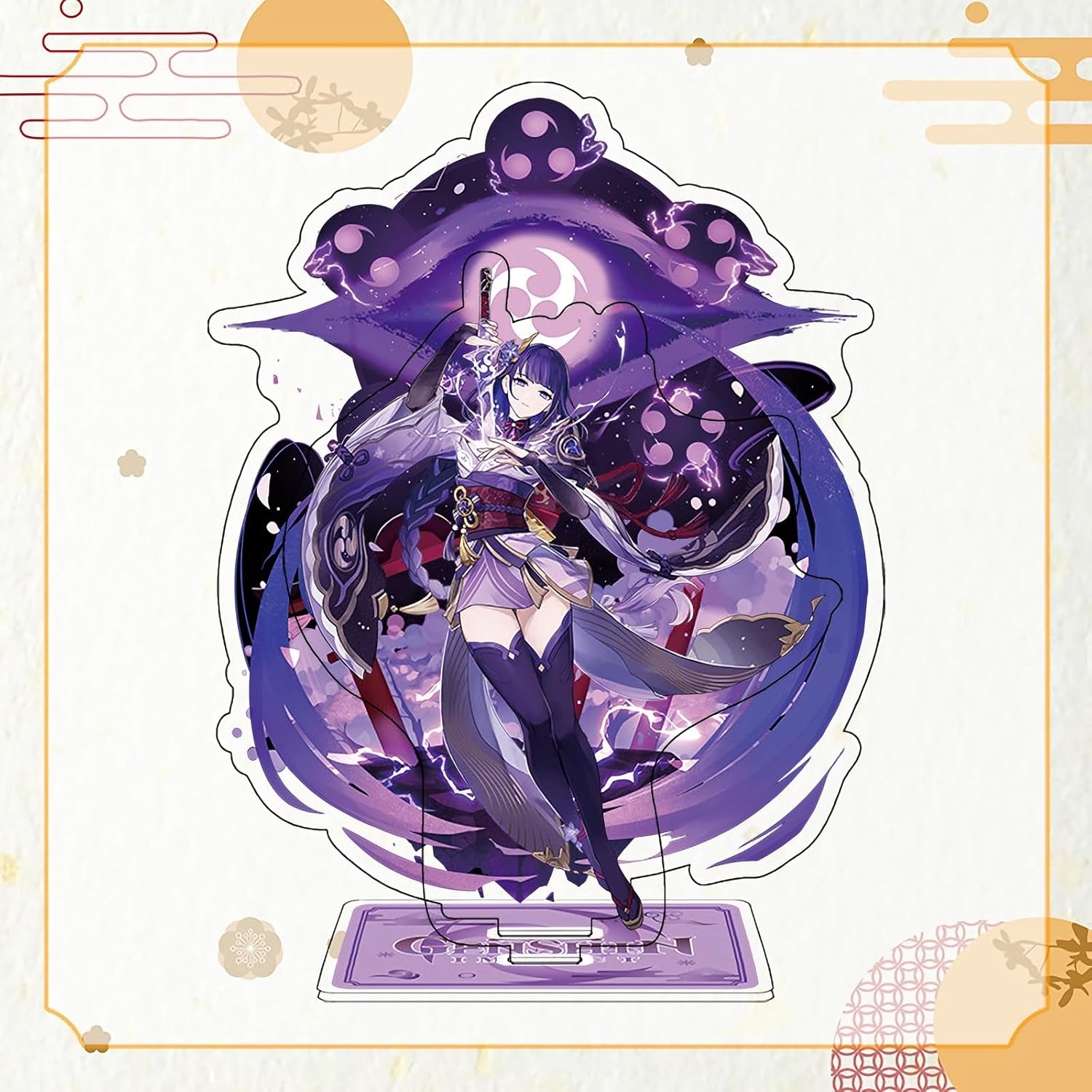 Genshin Impact Merch, figura de impacto de Genshin decoración de escritorio acrílica, colección de baratijas periféricas de estación de múltiples