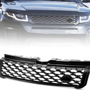 MotorFansClub Parrilla delantera apta para Land Rover Range Rover Evoque 2012 2013 2014 2015 2016 2017 2018 2019 Parachoques delantero superior MotorFansClub Parrilla delantera apta para Land Rover Range Rover Evoque 2012 2013 2014 2015 2016 2017 2018 2019 Parachoques delantero superior