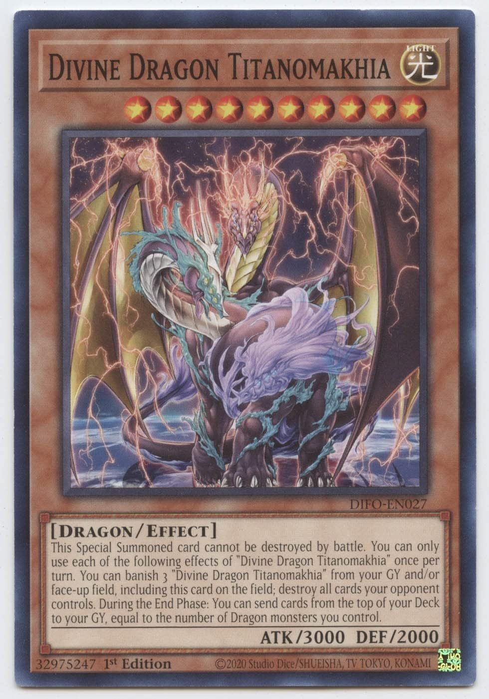 Divine Dragon Titanomakhia – DIFO-EN027 – Común – 1 Edición
