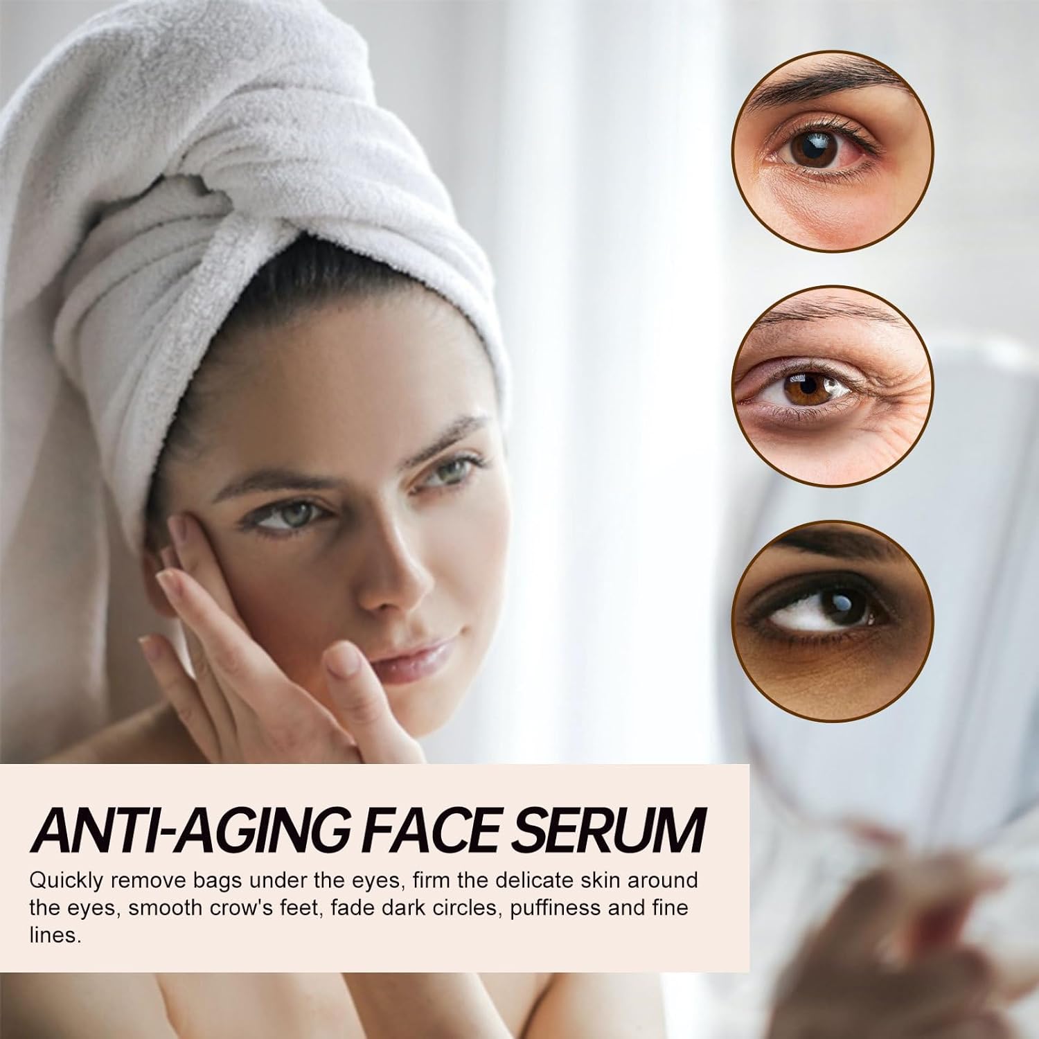 VEADONS Brilliance Pump Serum, suero facial antienvejecimiento, reduce las líneas finas y arrugas, aumenta el colágeno, hidrata los poros, adecuado
