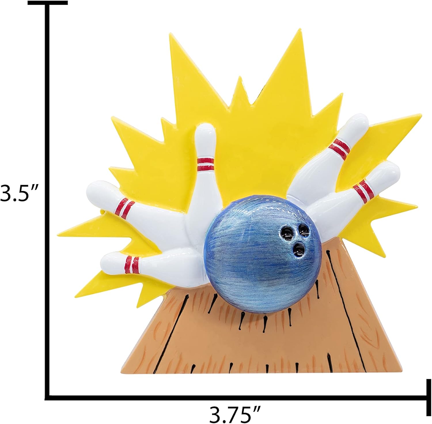 Adorno de Navidad personalizado de bolos 2023 para bolos, personalización gratuita  Pines de golpeo, bola de boliche y alfileres para árbol de