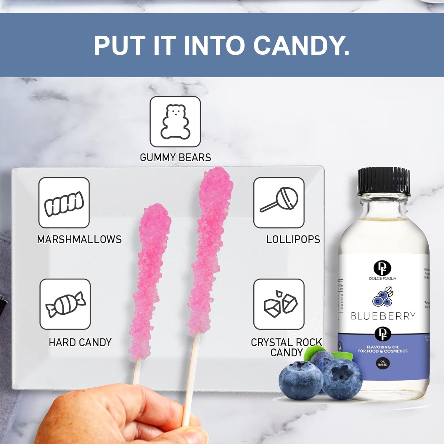 Dolce Foglia Extracto de arándanos para hornear, soluble en aceite, sin azúcar, cero calorías, multiusos para hacer dulces, bálsamo labial, helado,