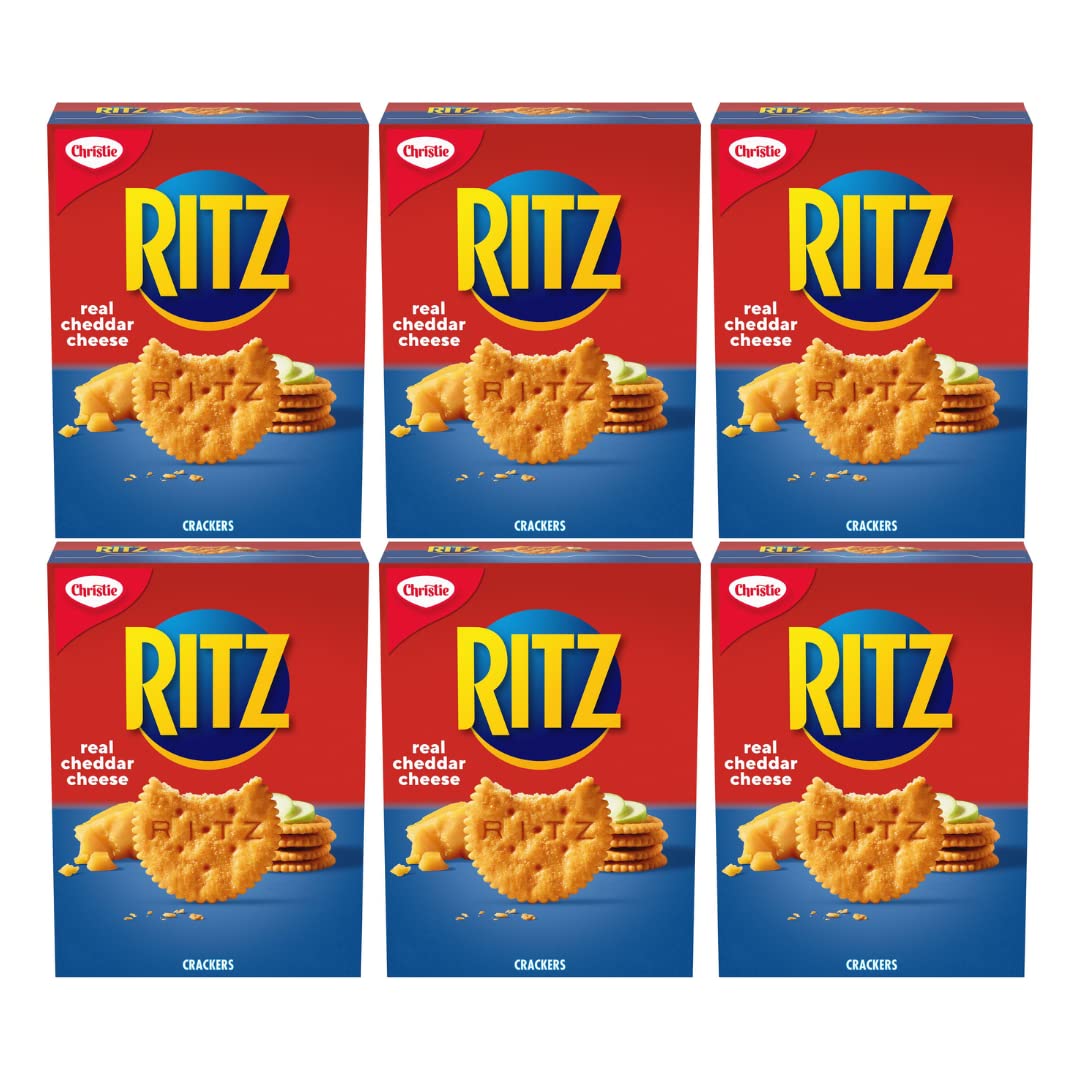 Ritz – Galletas de queso cheddar real, 7.05oz7 onzas (paquete de 6) enviadas desde Canadá