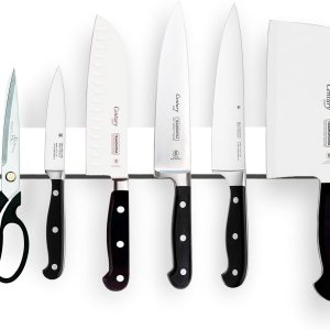 Tira magnética para cuchillos de madera blanca de 16 pulgadas, uso como soporte magnético para cuchillos para pared, tira magnética para cuchillos, Tira magnética para cuchillos de madera blanca de 16 pulgadas, uso como soporte magnético para cuchillos para pared, tira magnética para cuchillos,