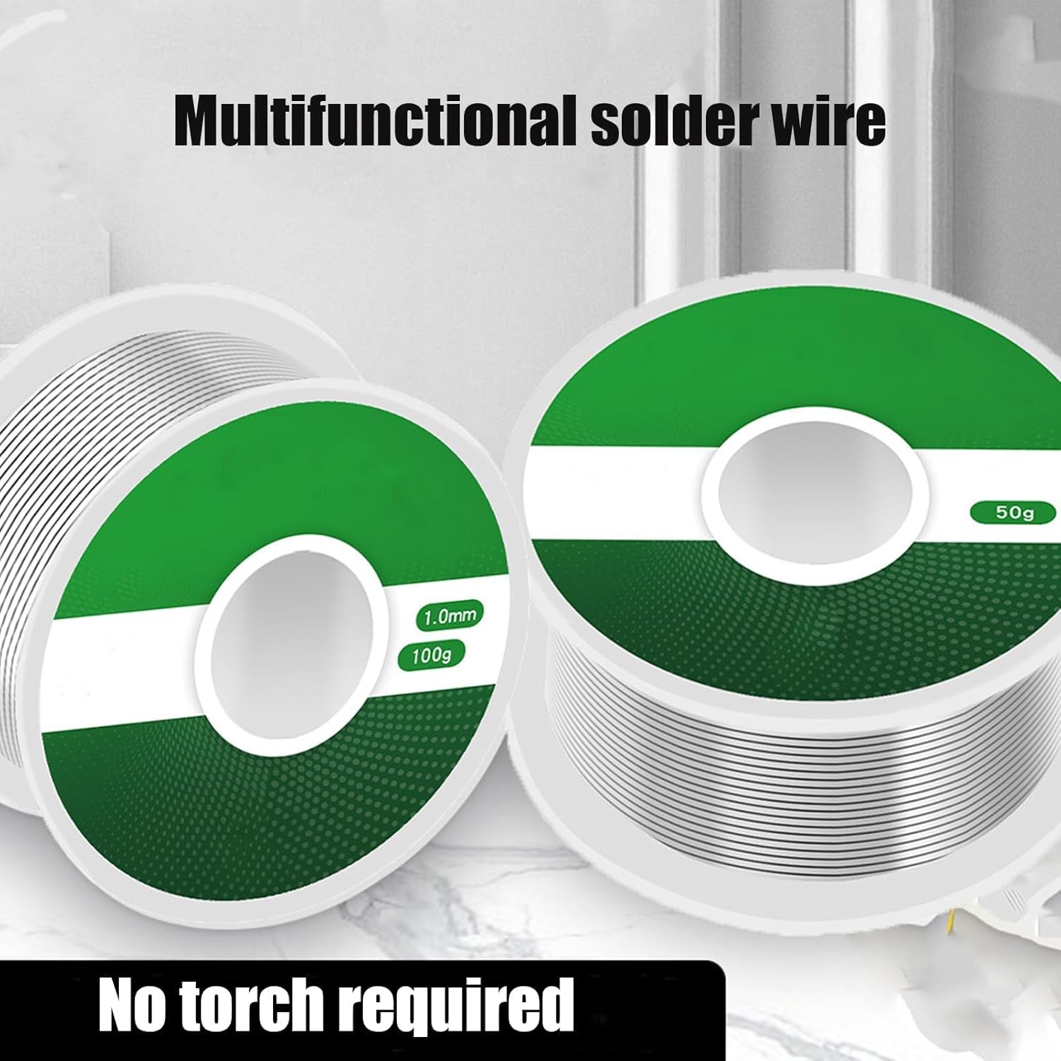 Alambre de soldadura de aluminio para encendedor de acero inoxidable, alambre de soldadura de bajo punto de fusión, alambre de soldadura de núcleo