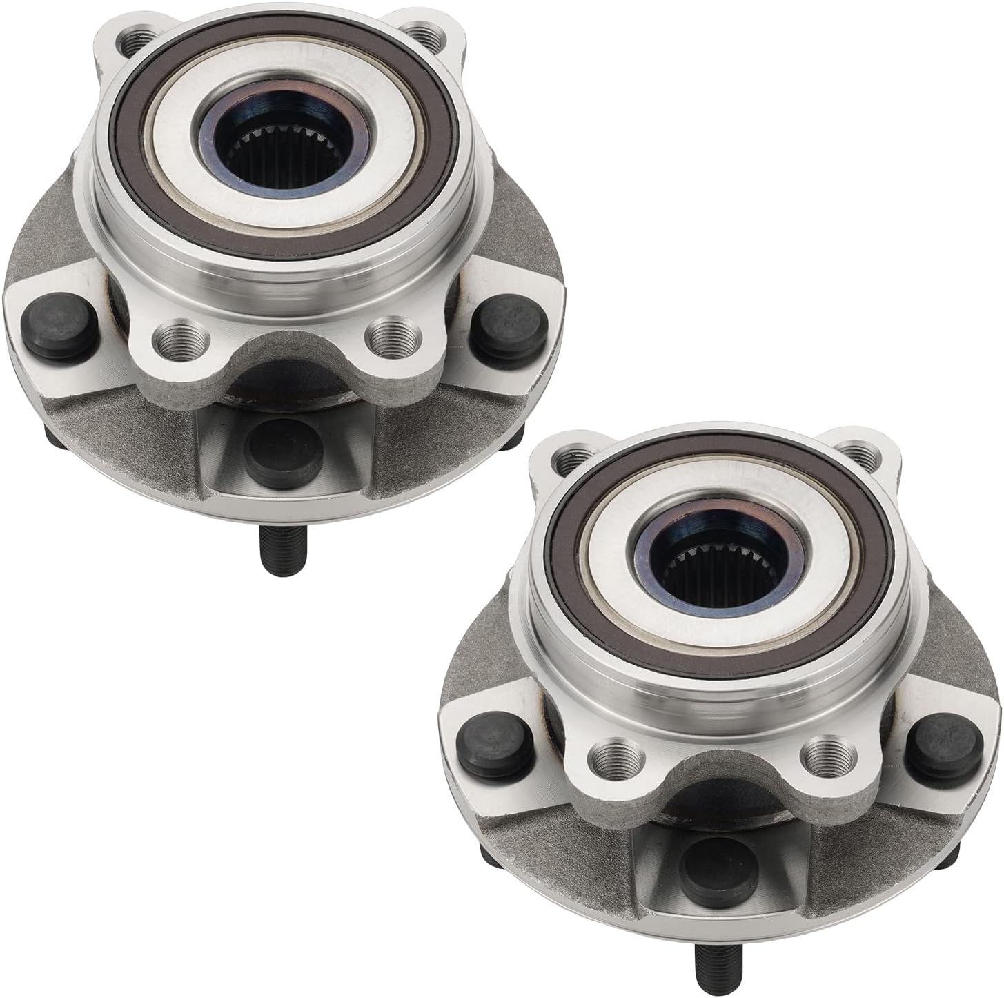 PHILTOP 513257 Conjunto de cojinete de cubo de rueda delantera para RAV-4, xB, tC, iM, HS250h, Corolla iM, Prius V, rodamiento de rueda 5 lengüetas