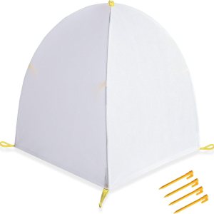 Cubiertas de nieve y escarcha de invierno de 28 x 28 x 33 pulgadas con estacas, cubierta de arbustos de invierno, tienda de campaña de protección Cubiertas de nieve y escarcha de invierno de 28 x 28 x 33 pulgadas con estacas, cubierta de arbustos de invierno, tienda de campaña de protección