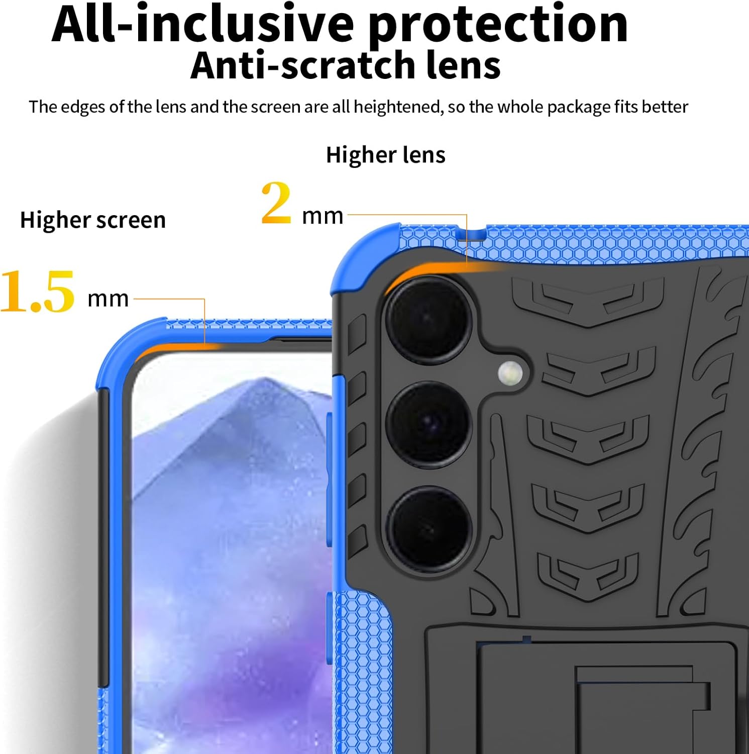 Funda para Xiaomi Redmi Note 10 Pro 5G, Funda para Xiaomi Poco X3 GT 5G 21061110AG Case 2 en 1 con Kickstand Cases Cover Negro
