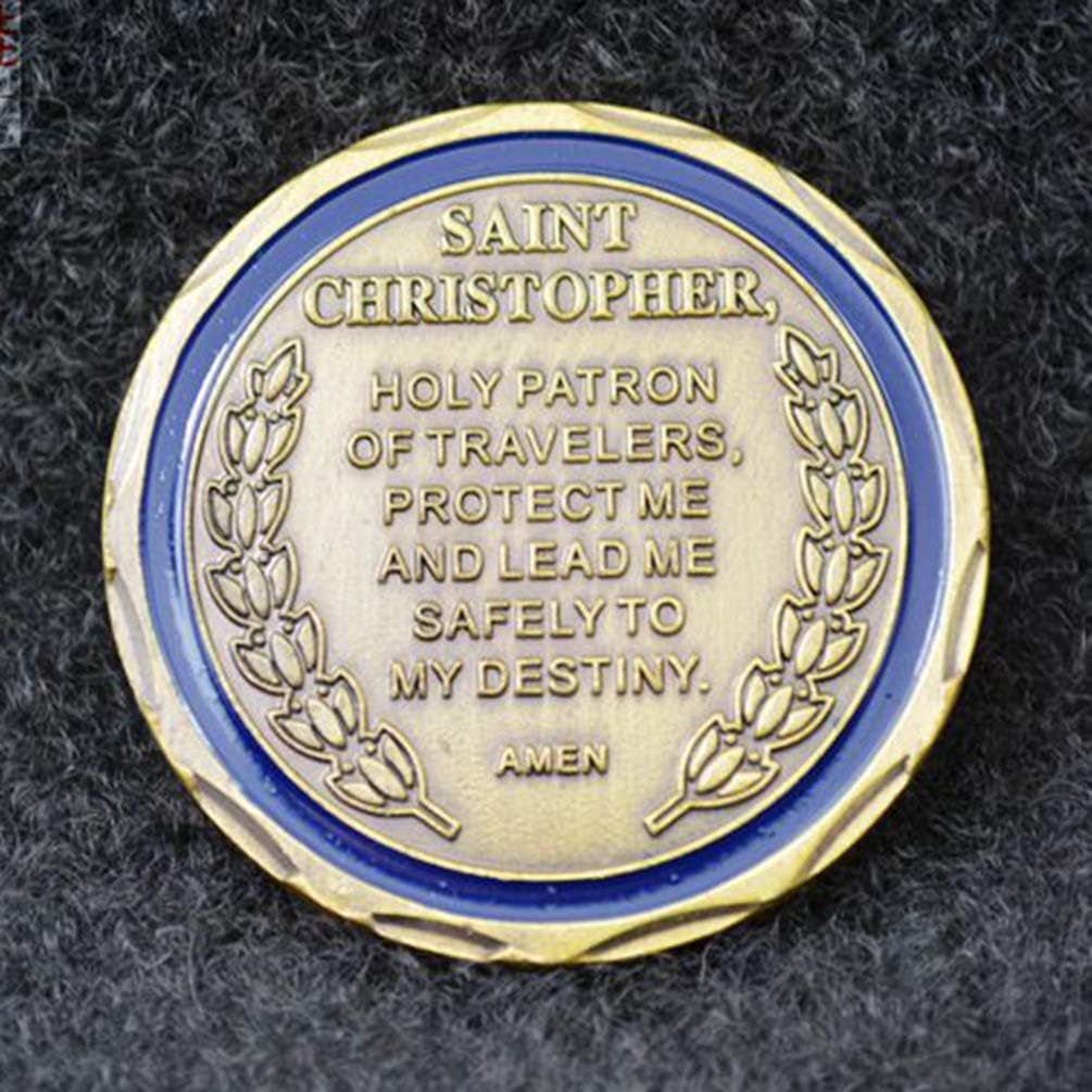 Moneda de oración de San Cristóbal Proteger de Estados Unidos
