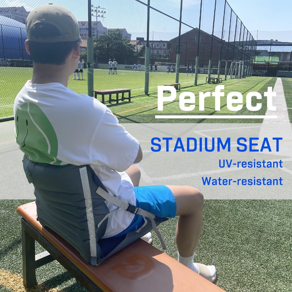 Asiento portátil para estadio, asiento acolchado ligero